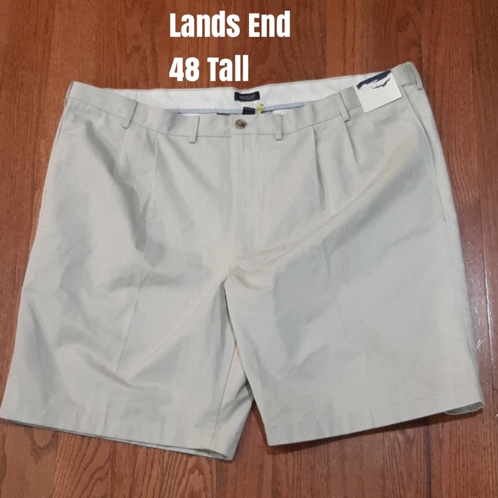 Lands End khaki shorts size 48 Tall